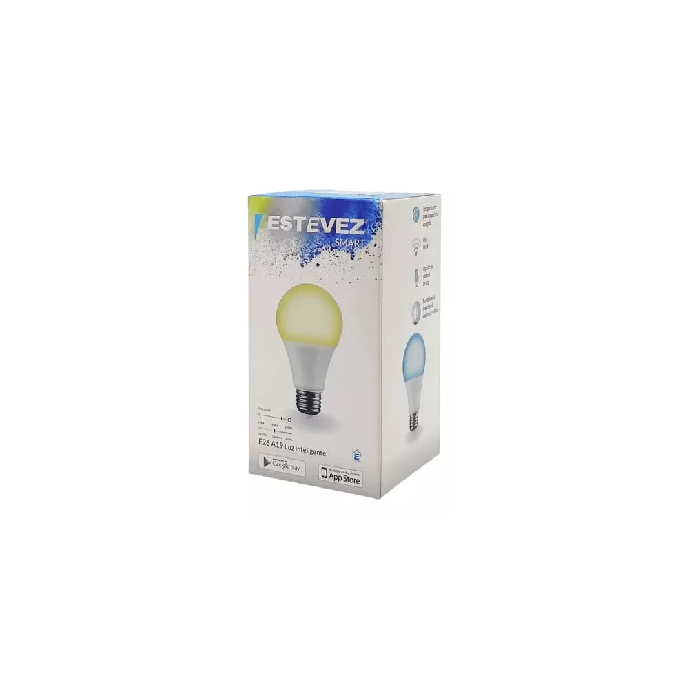 Foco LED A19 WiFi Blanco 9W WWA-Ga Smart 127V – Estévez